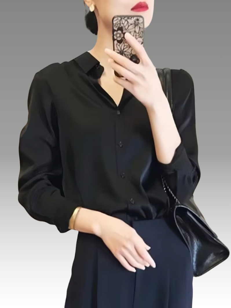 Paige – Elegant Satin Blouse
