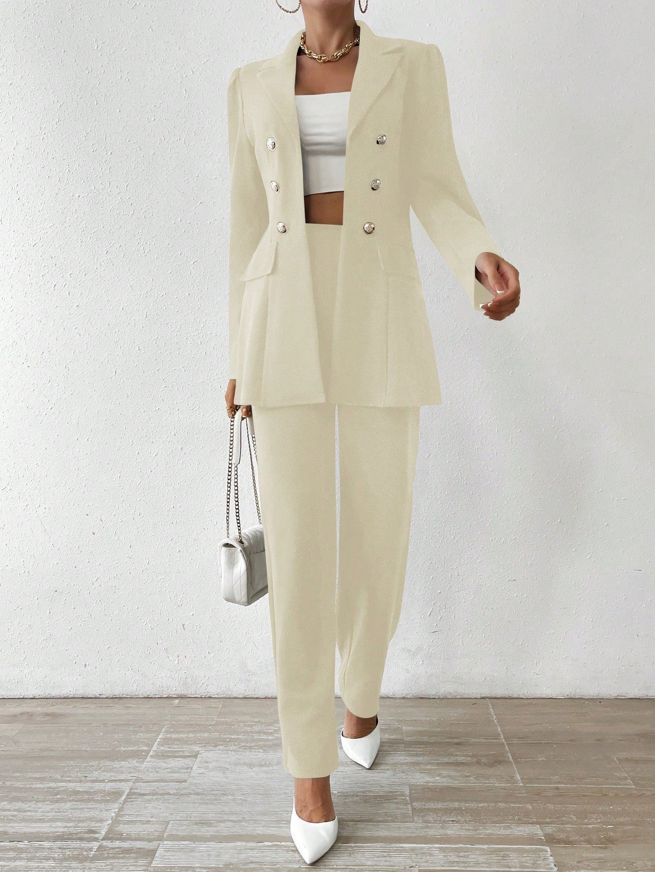 Kam - Long Sleeve Suit Ensemble