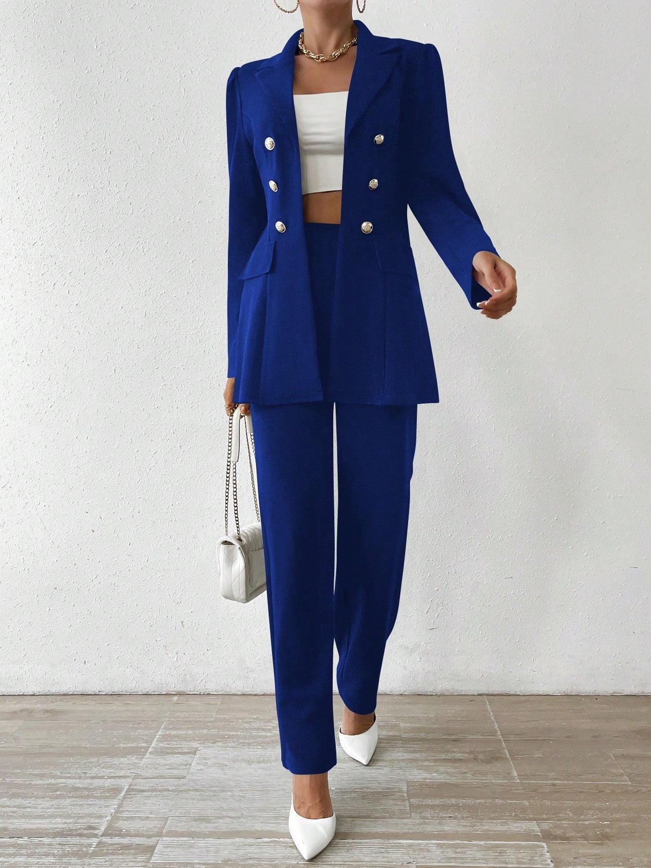 Kam - Long Sleeve Suit Ensemble