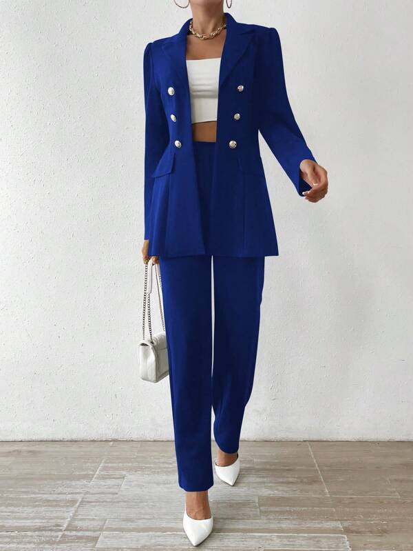 Kam - Long Sleeve Suit Ensemble
