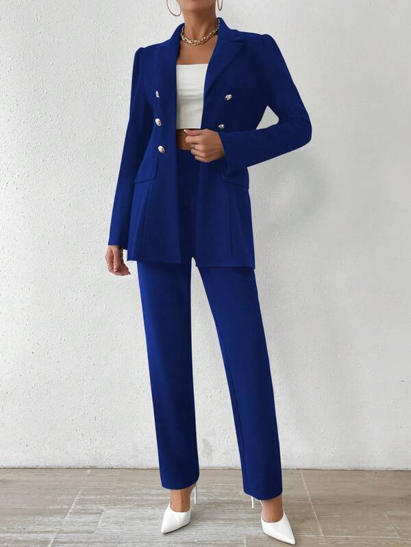 Kam - Long Sleeve Suit Ensemble
