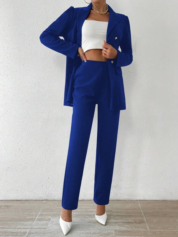 Kam - Long Sleeve Suit Ensemble