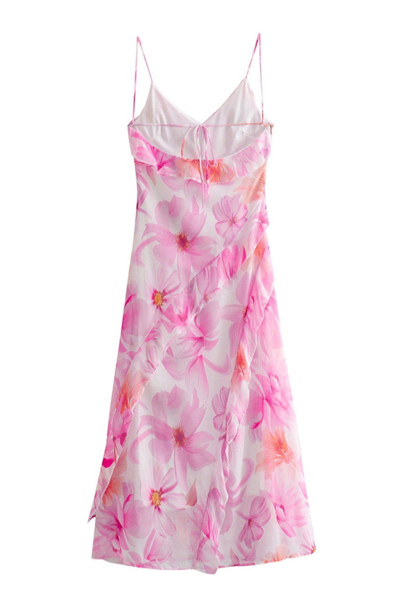Isadora | Backless Ruffle Dress