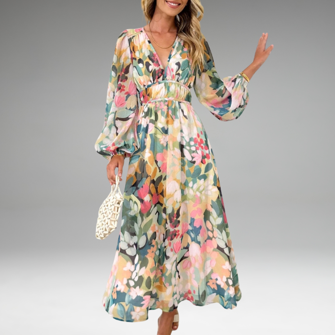 Lot | Elegant Floral Dress