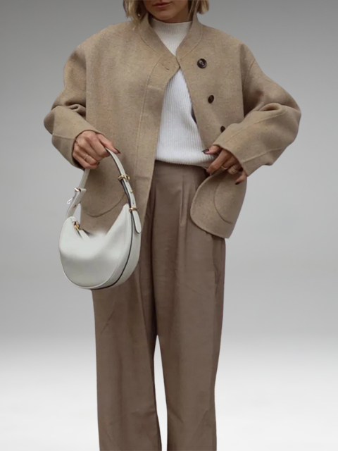 Izzy - Oversized Wool Blend Coat
