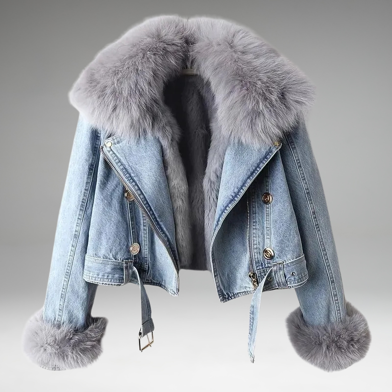 Orlissa - Fur Zipper Jacket