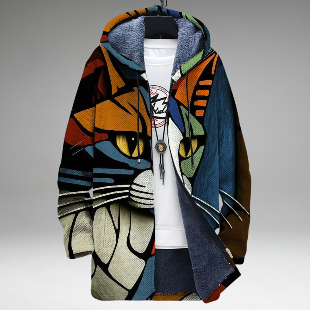Anna - Jacket with Artistic Print