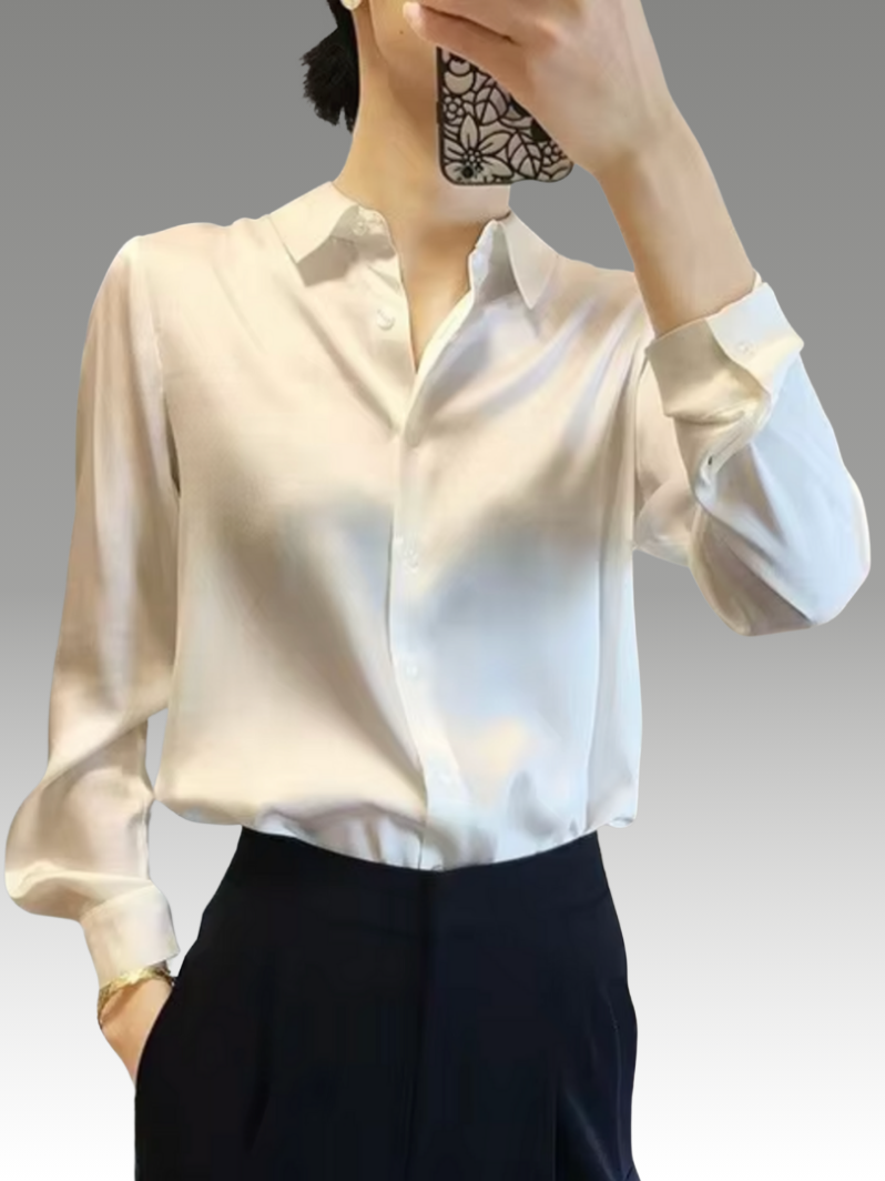 Paige – Elegant Satin Blouse
