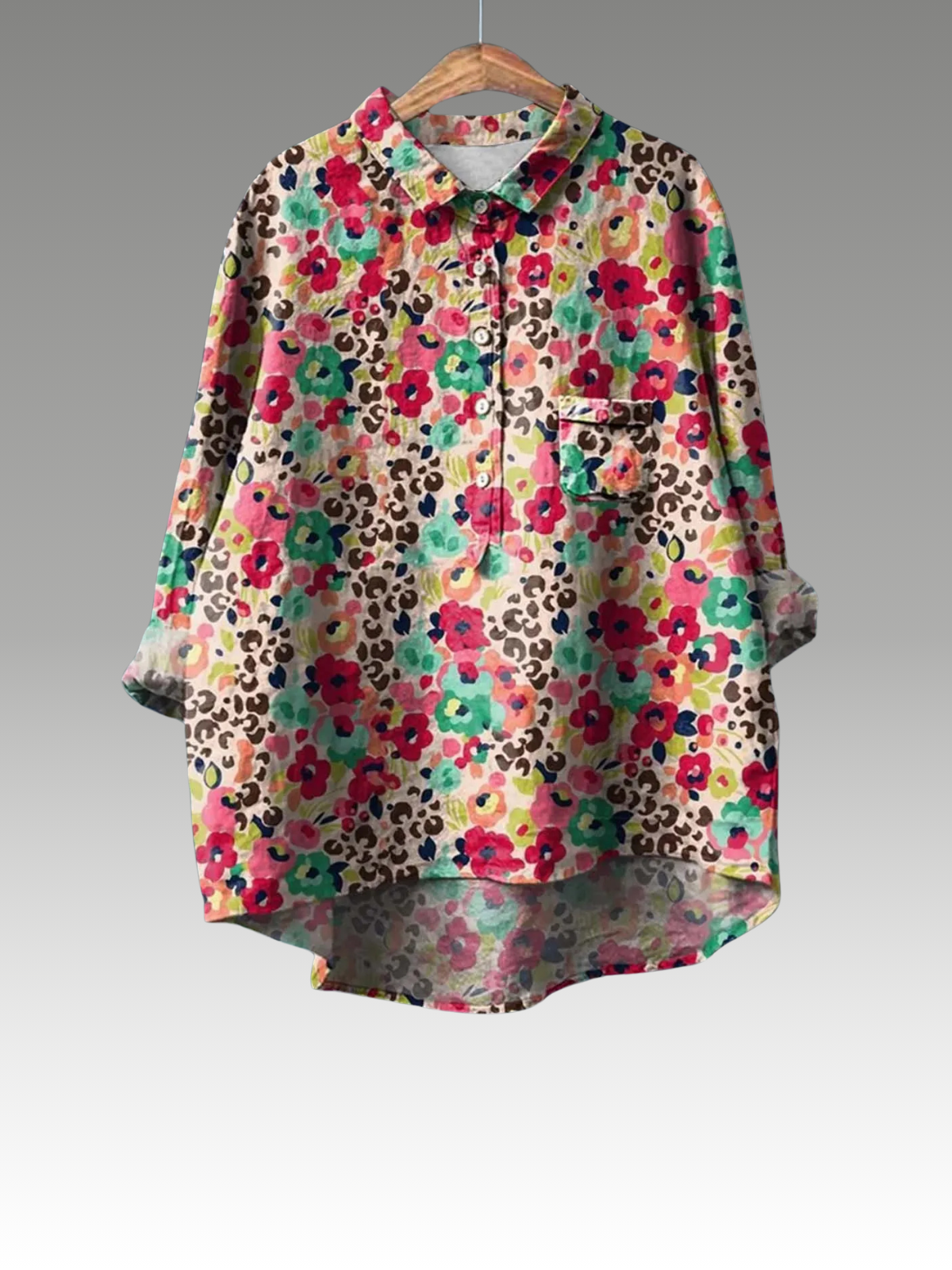 Sophie™ | Elegant Women's Floral Shirt