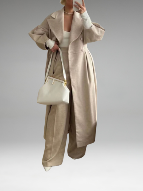 Syvella - Elegant Long Coat