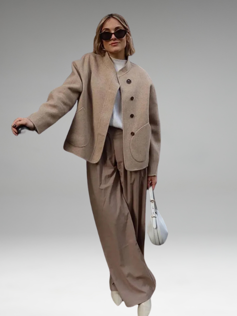 Izzy - Oversized Wool Blend Coat