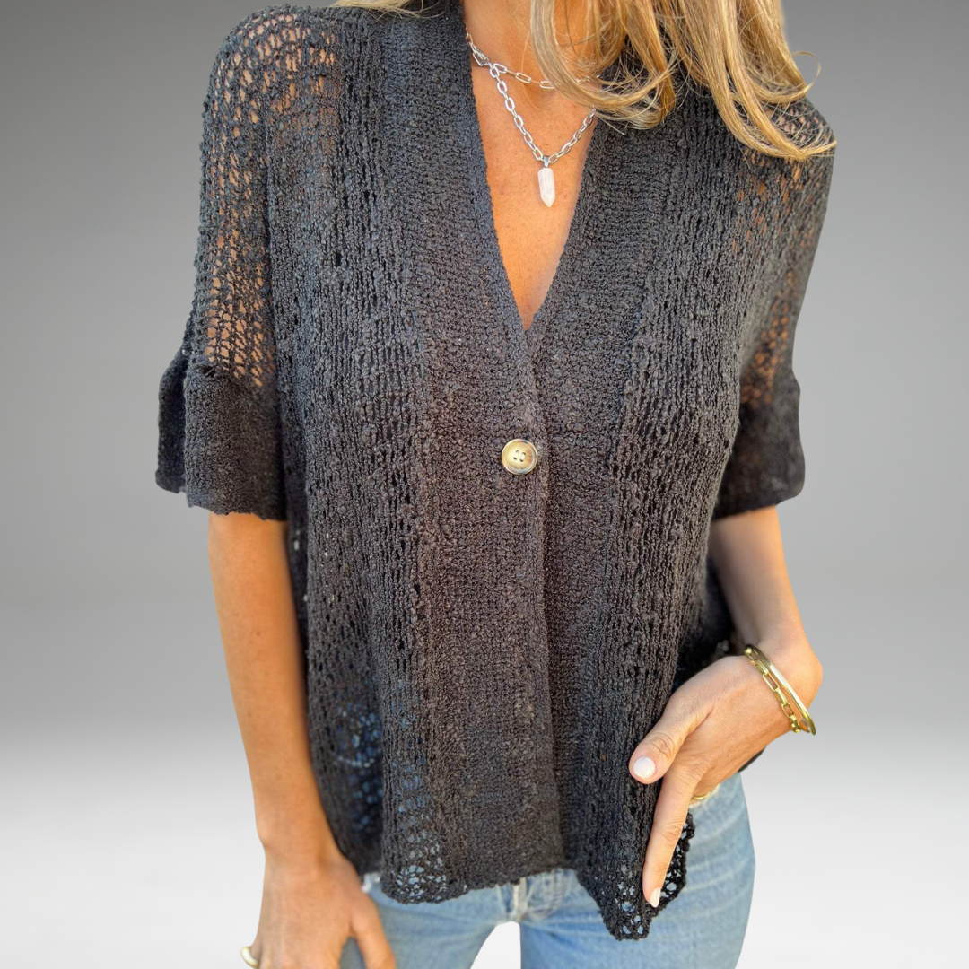 Ivonie™ - Elegant Textured Top