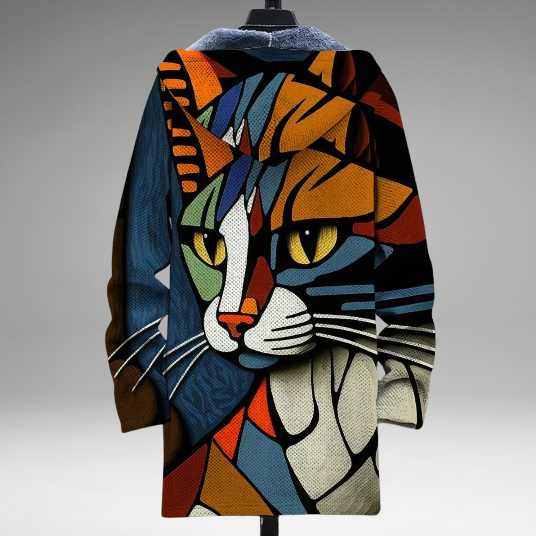 Anna - Jacket with Artistic Print