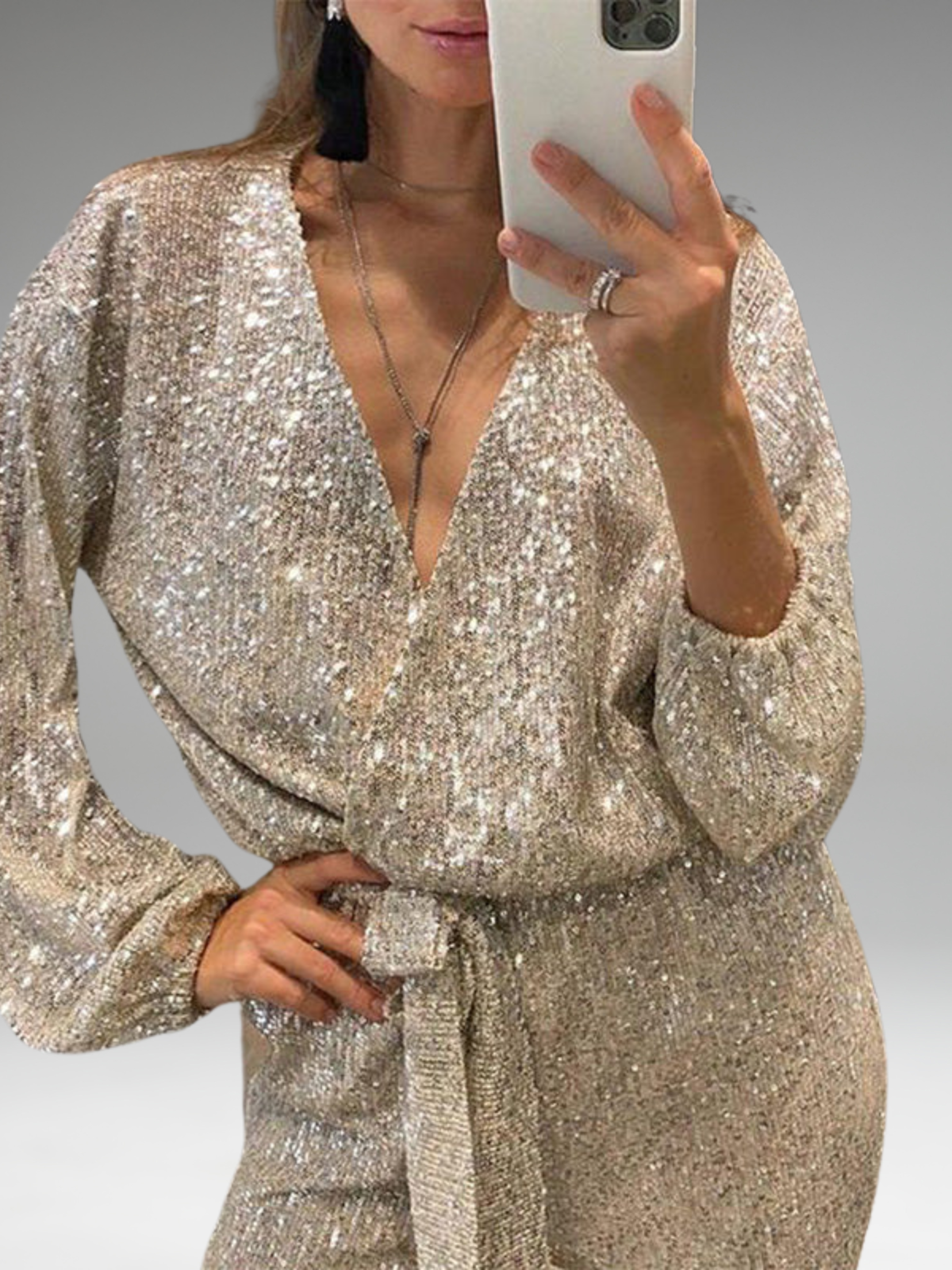 Heidi | Stylish glitter jumpsuit