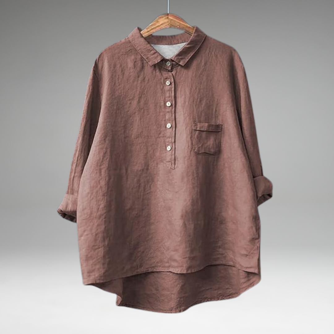Lily™ - Comfortable Button-Down Shirt