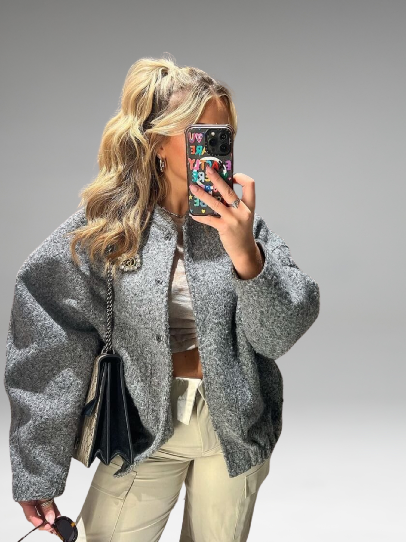 Alira - Oversized Open Jacket