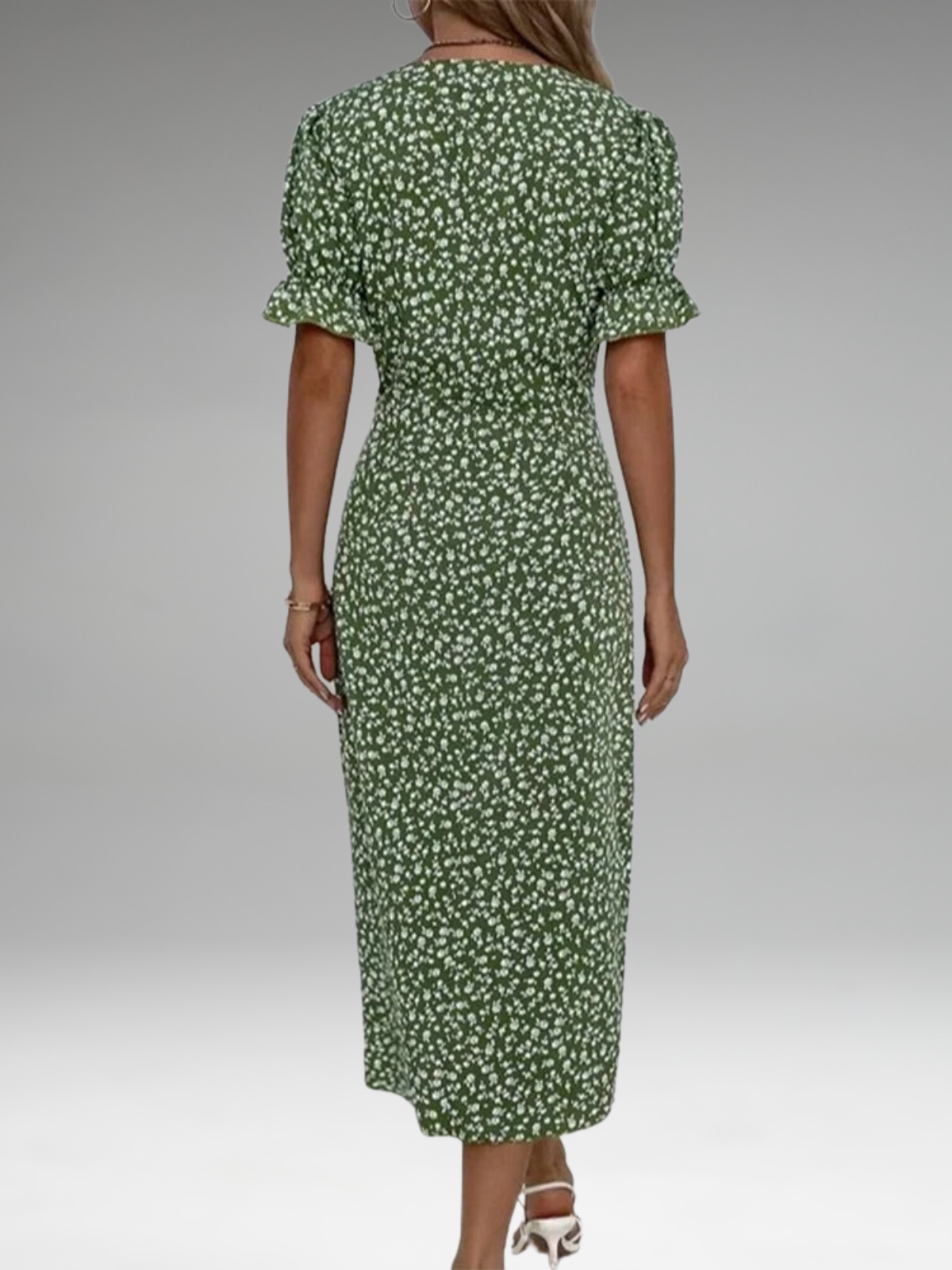 Sophie | Short Sleeve Floral Print Dress