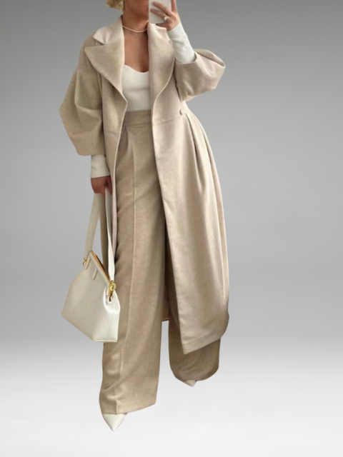 Syvella - Elegant Long Coat