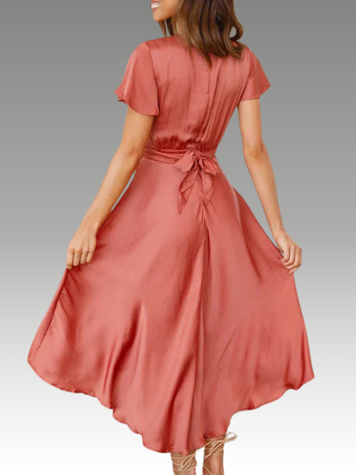 Eva | Rosewood Dress