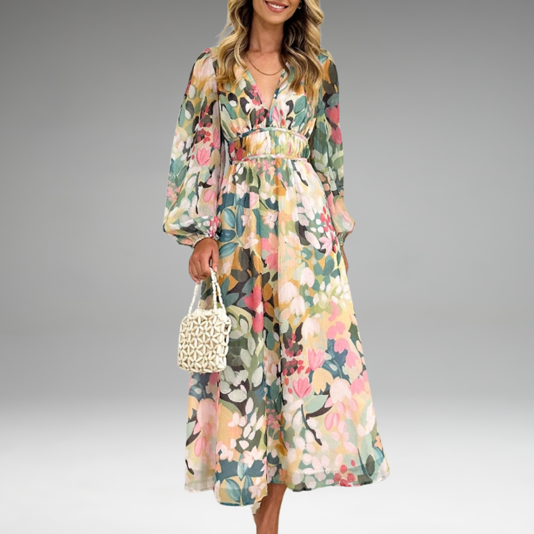 Lot | Elegant Floral Dress