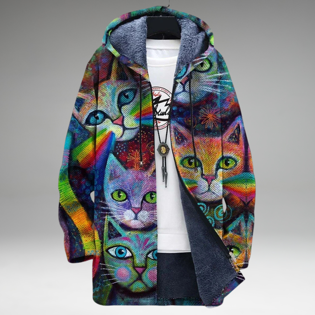 Anna - Jacket with Artistic Print
