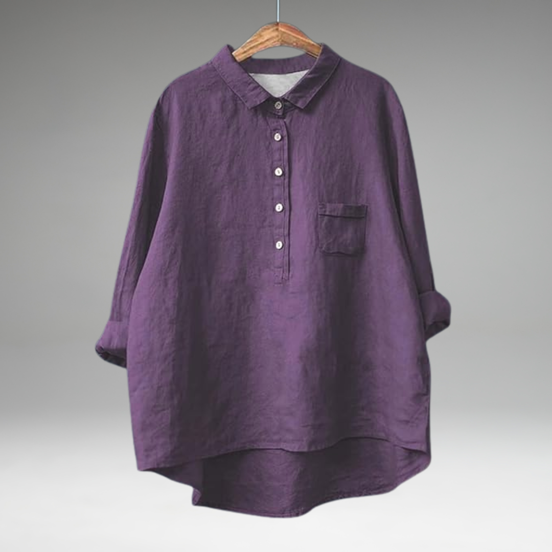 Lily™ - Comfortable Button-Down Shirt
