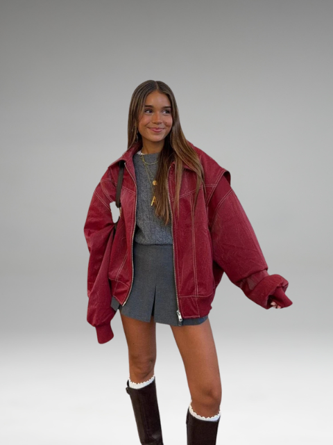 Velexia - Wine Red Jacket
