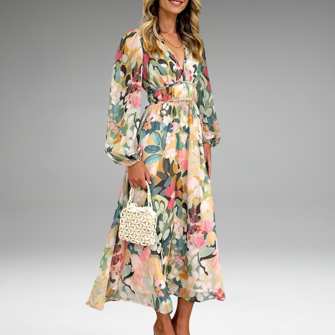 Lot | Elegant Floral Dress