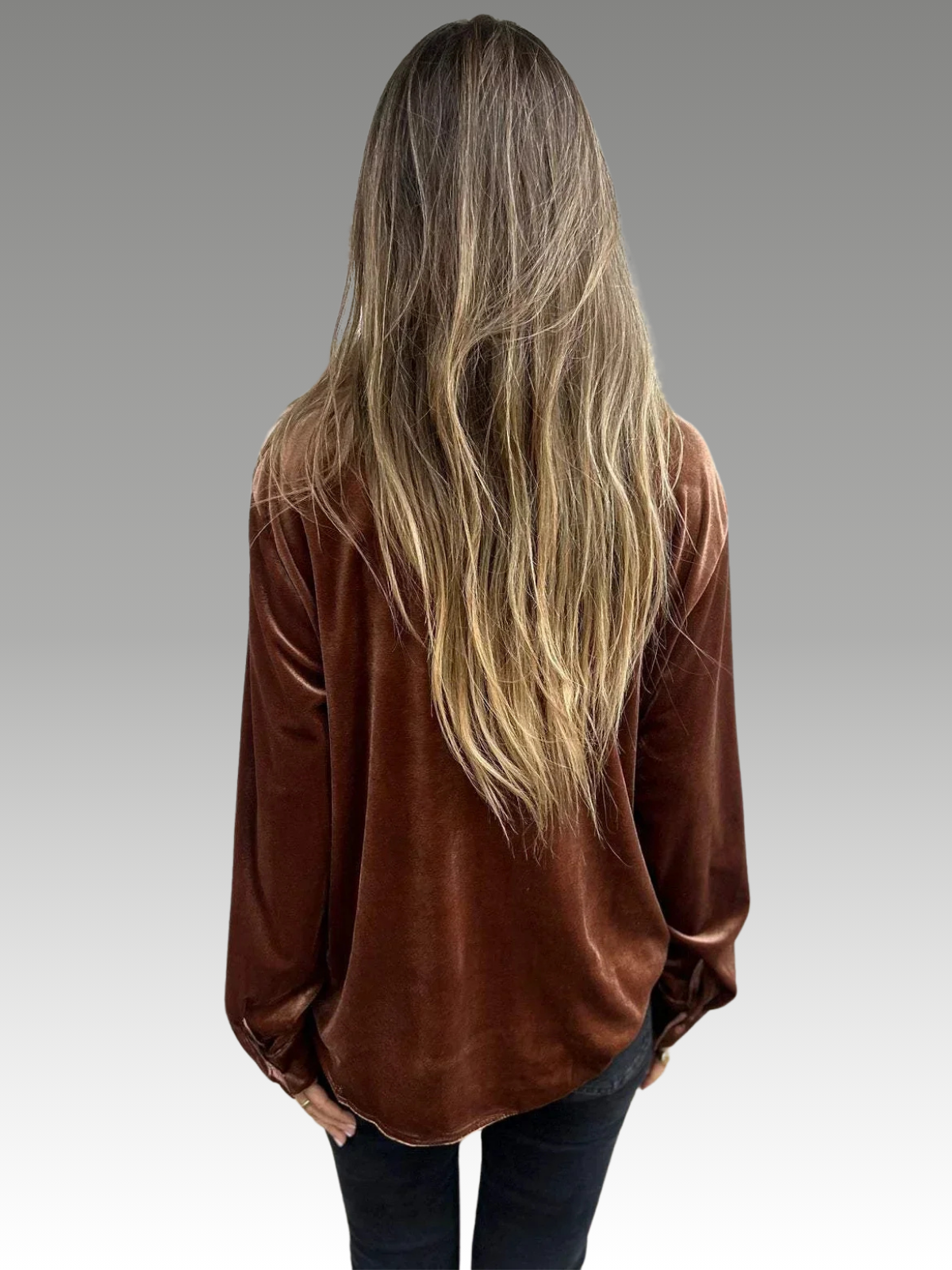 Kaya - Elegant Velvet Blouse