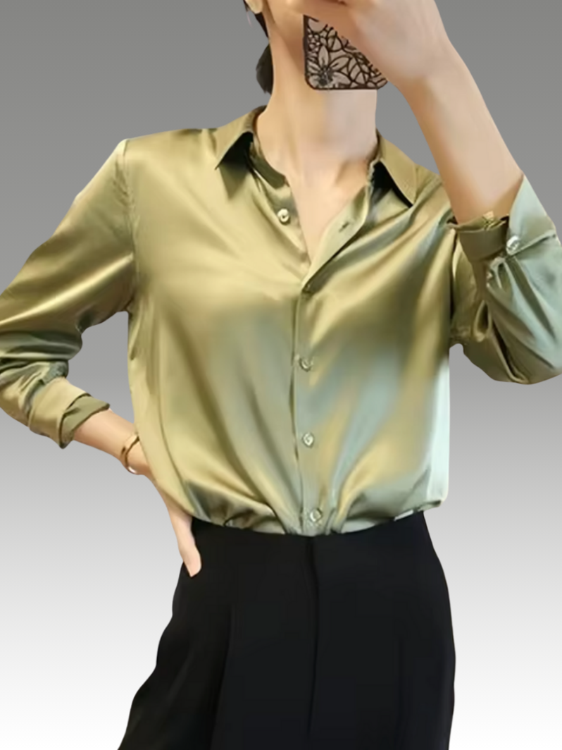 Paige – Elegant Satin Blouse