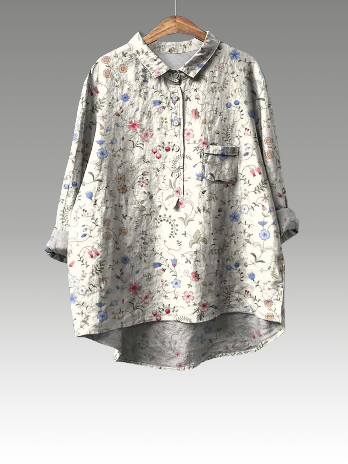 Sophie™ | Elegant Women's Floral Shirt