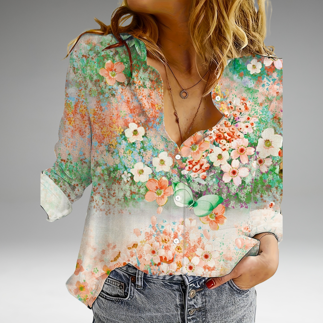 Primrose | Floral Boho Blouse