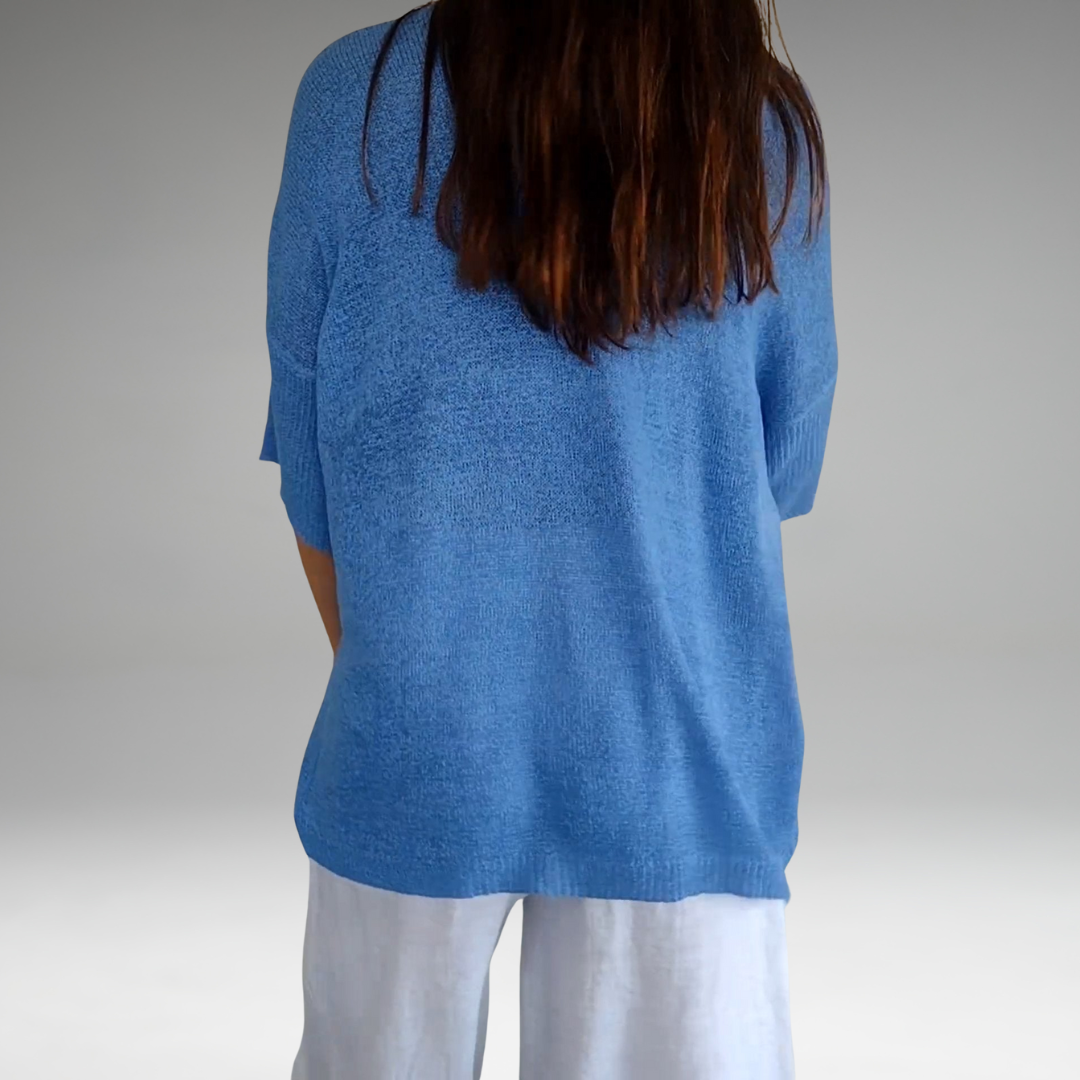 Jinn | Knitted top with V-neck