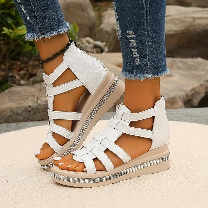 Chloe - Elegant Wedge Sandals