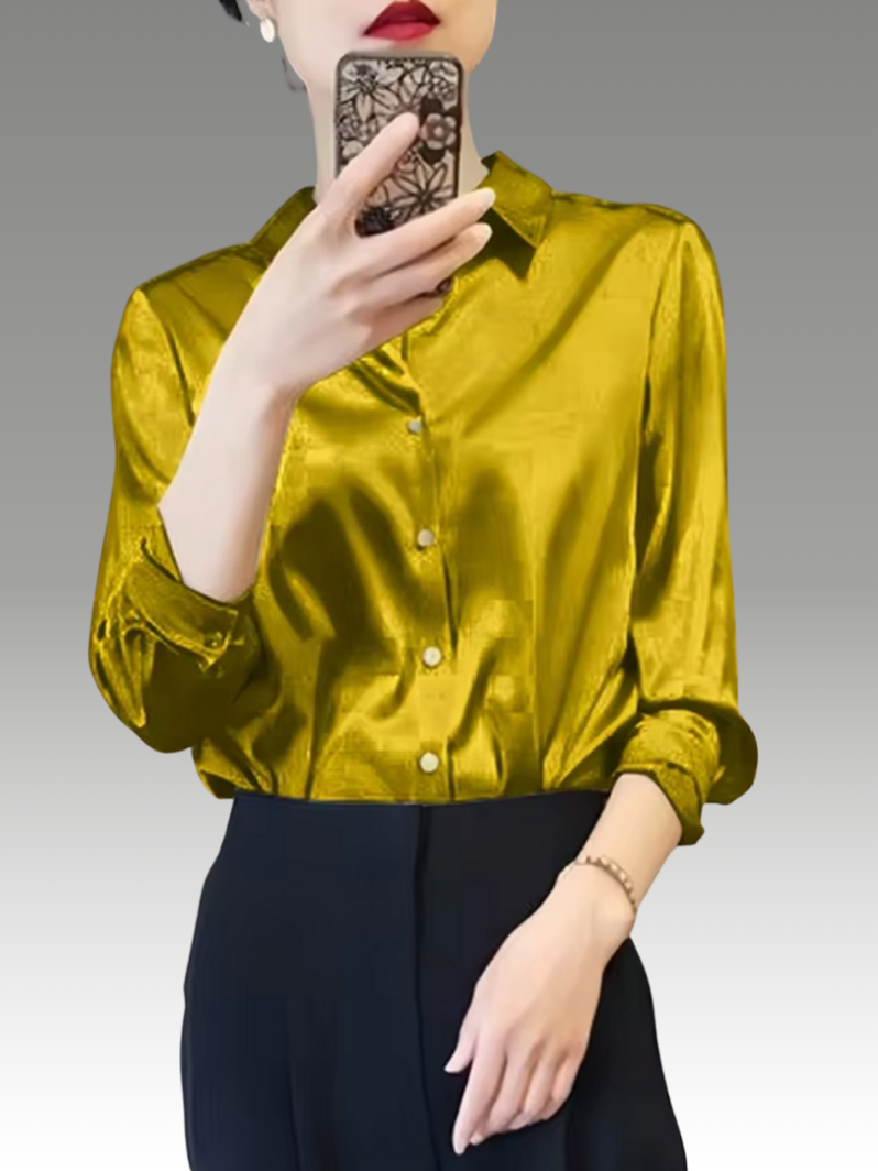 Paige – Elegant Satin Blouse