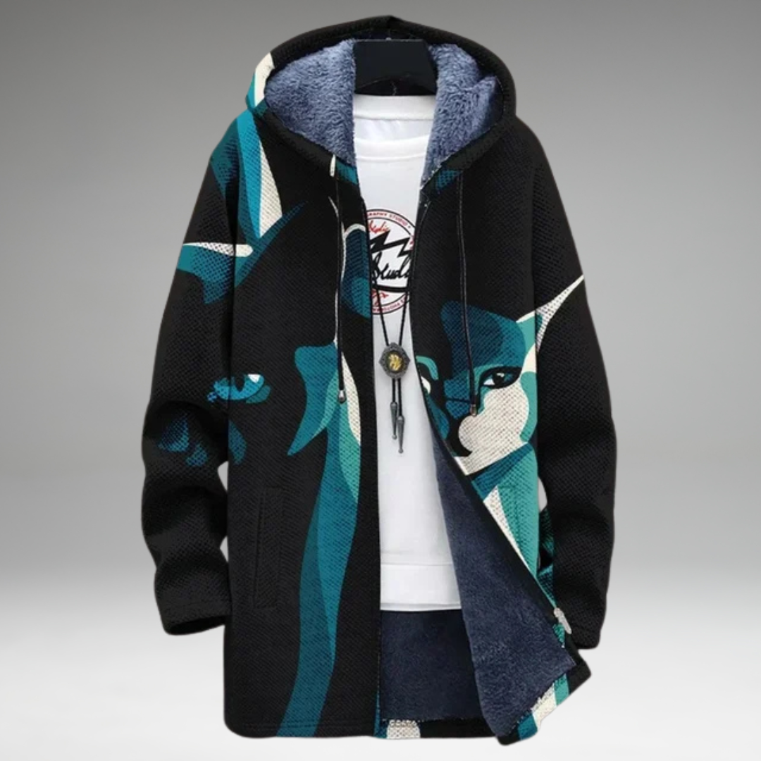 Anna - Jacket with Artistic Print