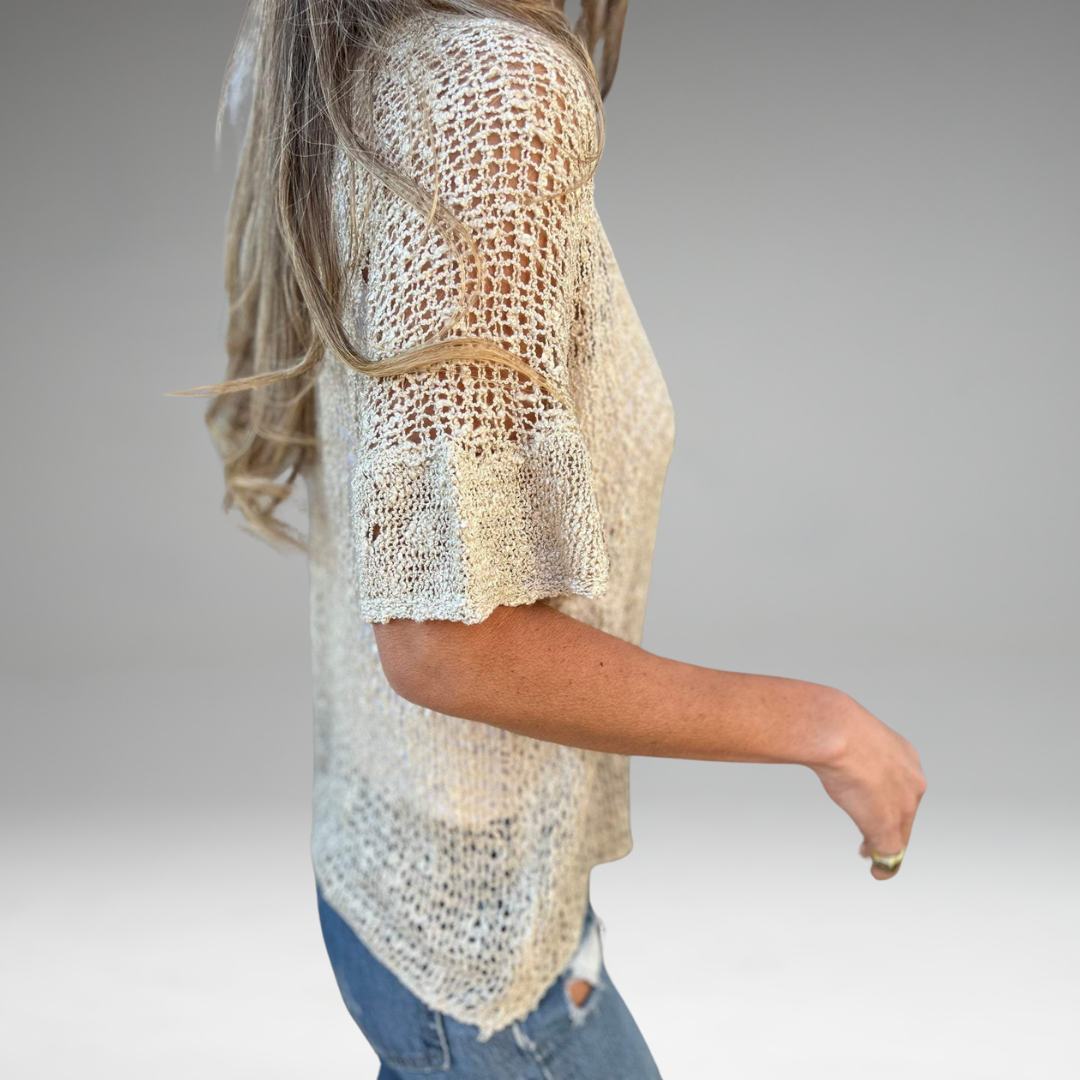 Ivonie™ - Elegant Textured Top