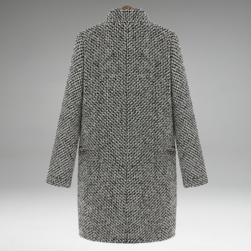 Fiona - Classic Houndstooth Coat