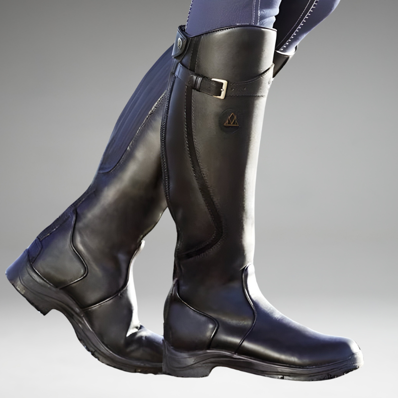Winter Riding Snow Boots | Waterproof Insulated Leather