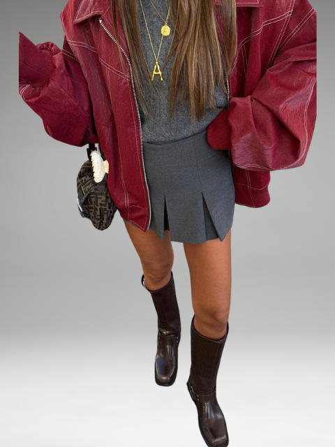 Velexia - Wine Red Jacket