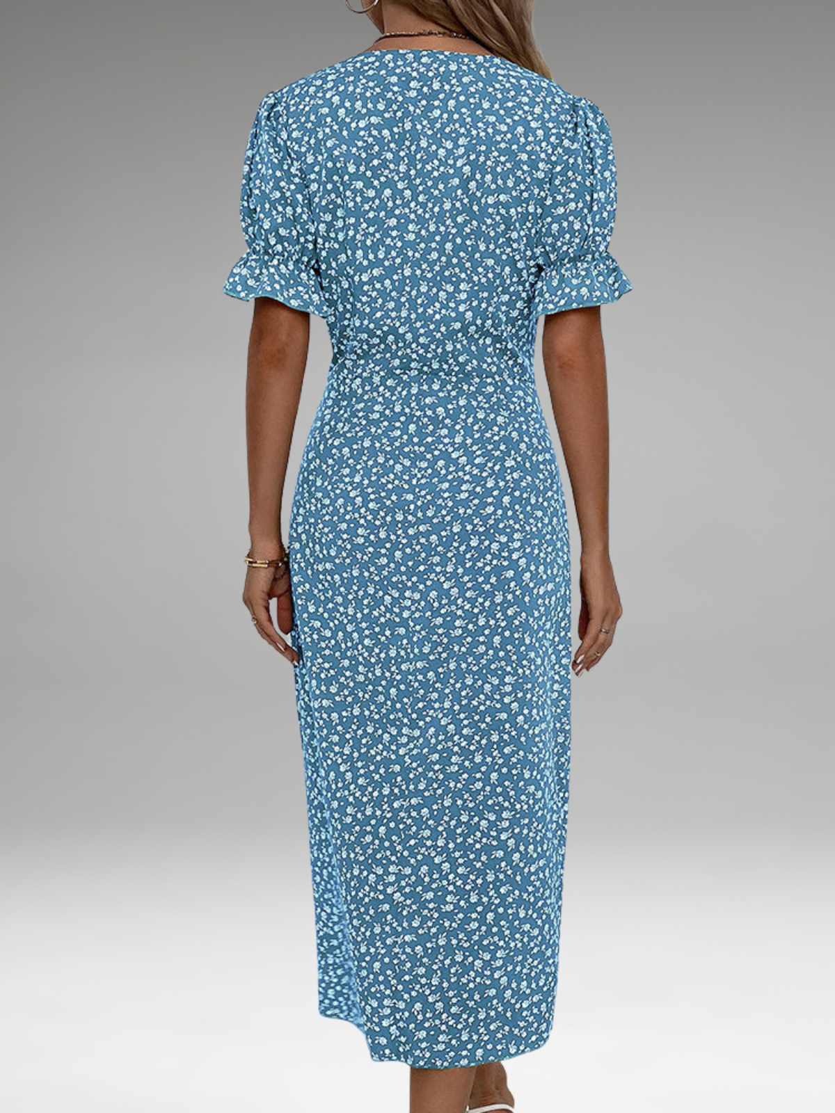 Sophie | Short Sleeve Floral Print Dress