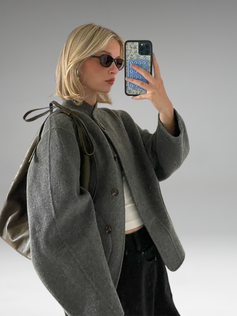 Izzy - Oversized Wool Blend Coat