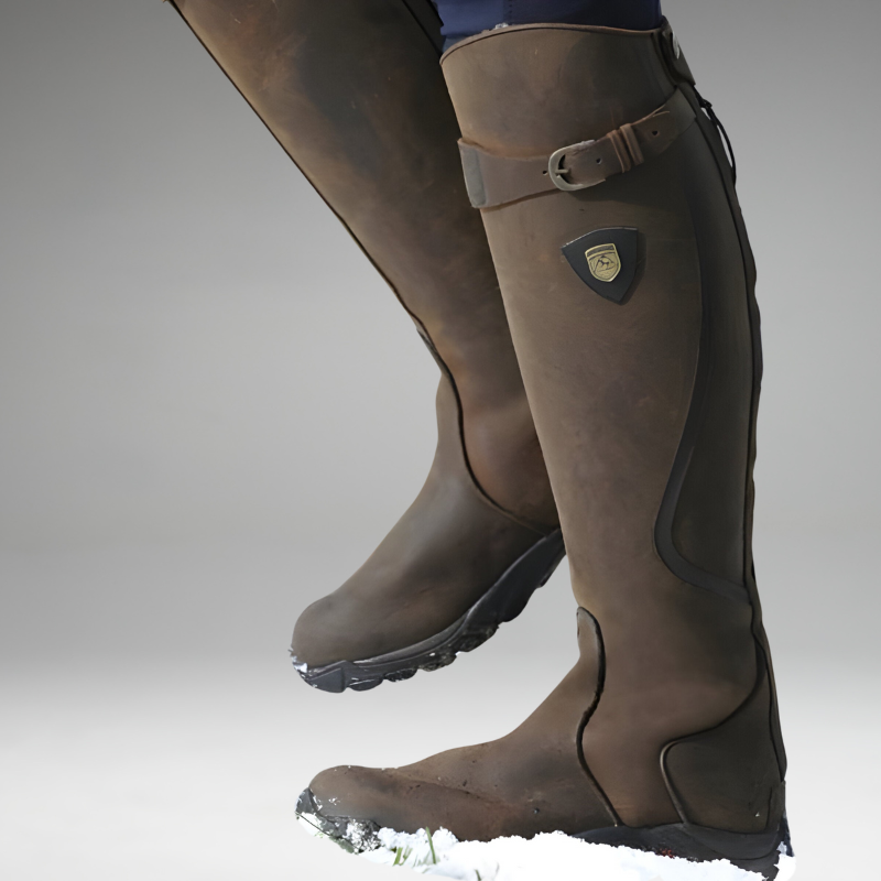 Winter Riding Snow Boots | Waterproof Insulated Leather