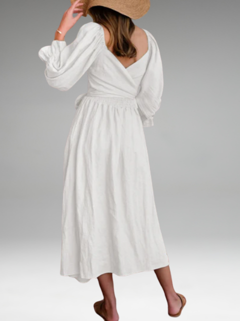 Michelle | Dress with Ruffled Sleeves