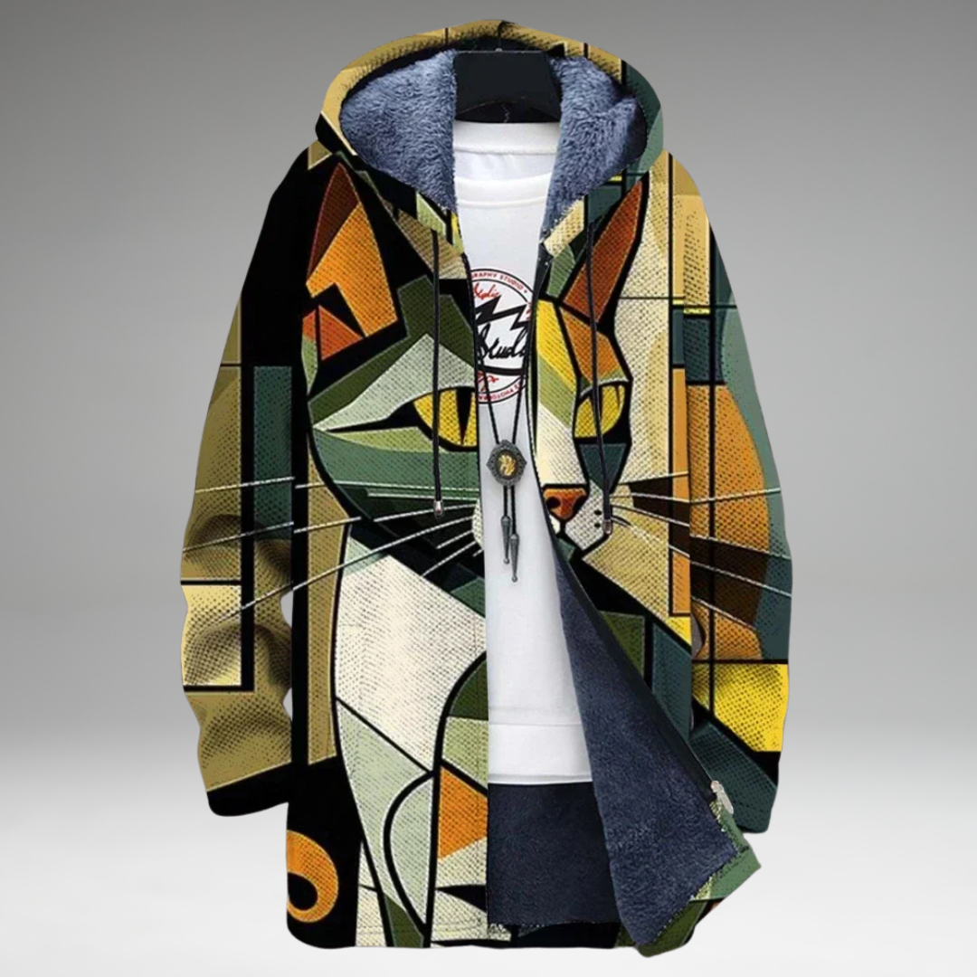 Anna - Jacket with Artistic Print