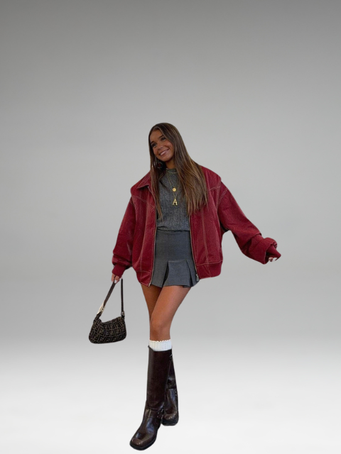 Velexia - Wine Red Jacket