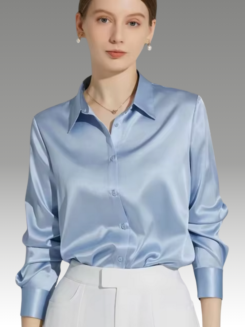 Paige – Elegant Satin Blouse