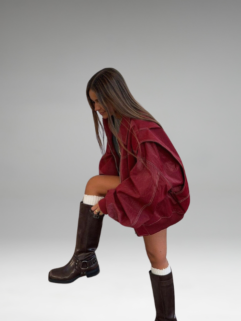 Velexia - Wine Red Jacket
