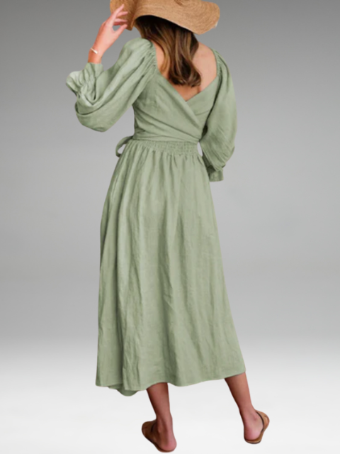 Michelle | Dress with Ruffled Sleeves