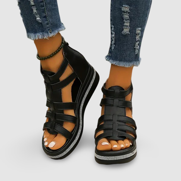 Chloe - Elegant Wedge Sandals
